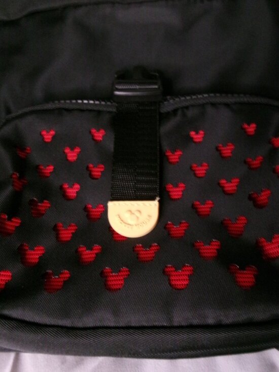 Disney Mickey Mouse Silhouette Convertible Nylon Mini Backpack main image 4